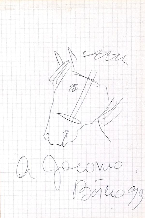 Fernando Botero Biro su carta Asta n.11 | Gigarte