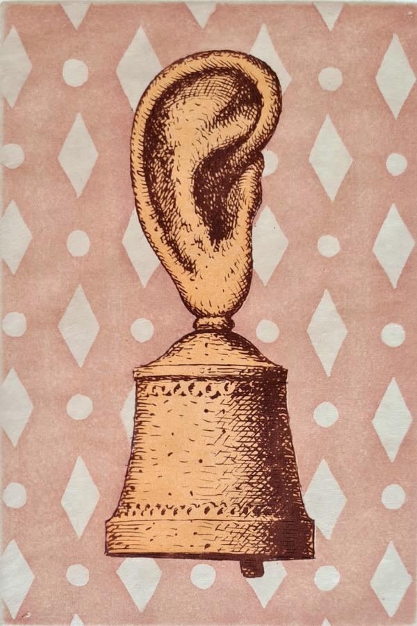 René Magritte Acquaforte acquatinta su carta giapponese - numero 134/150 (15cm x 10cm - Foglio 27,5cm x 21,5cm) Asta n.13 | Gigarte