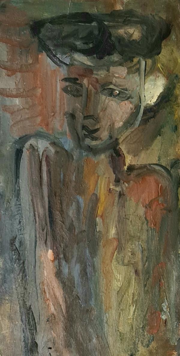 Mario Marcucci Olio su tavoletta (presenta sul retro altro dipinto) Asta n.13 | Gigarte