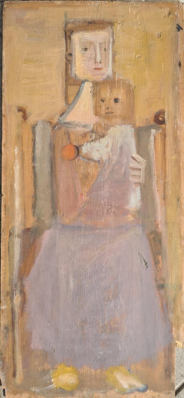 Mario Marcucci Olio su tavola (presenta una rottura del legno in basso a destra) Asta n.14 | Gigarte
