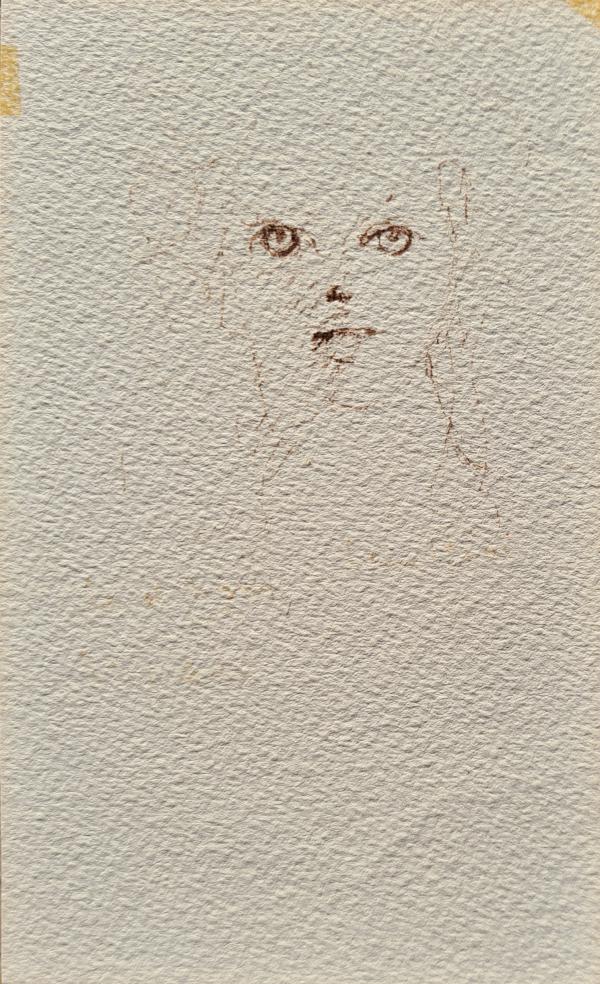 Leonor Fini Penna biro su cartoncino Asta n.16 | Gigarte