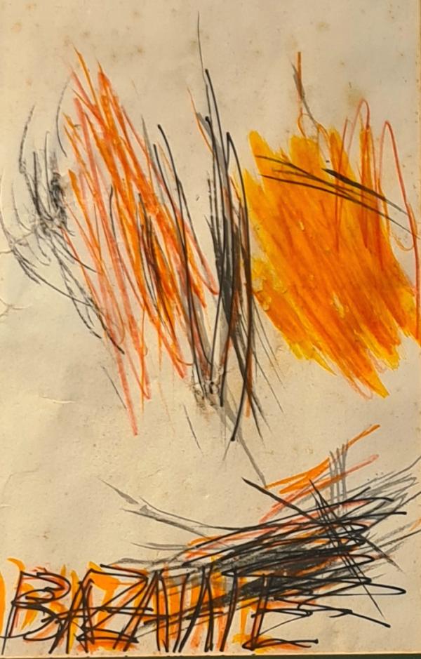 Jean Bazaine Pastello su carta (presenta mcchie di umidità sulla carta) Asta n.18 | Gigarte