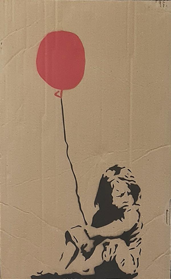 Banksy Pochoir su cartone esemplare numero 9 di 10 Asta n.23 | Gigarte