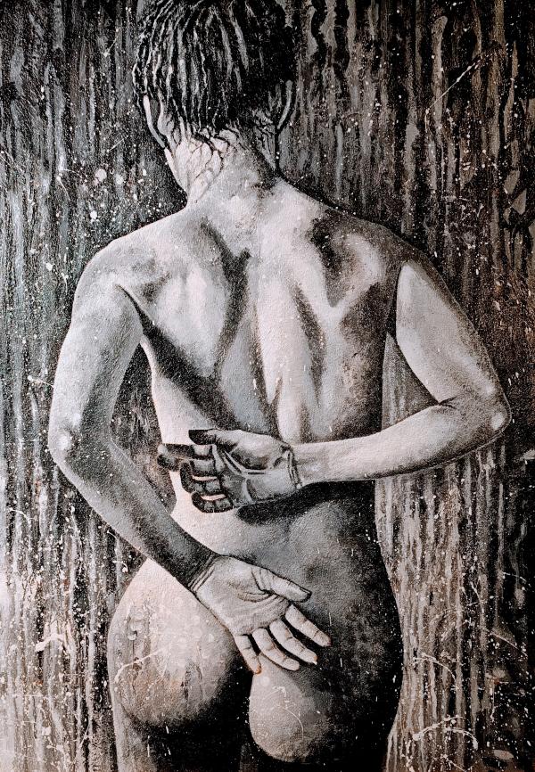 Gabriele Ieronimo Acrilico su pannello trattato con sabbia e resine Asta n.23 | Gigarte
