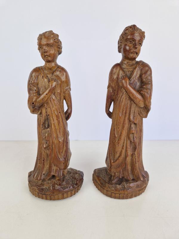  Lotto unico composto da n.2 sculture realizzate in legno scolpito Asta n.28 | Gigarte