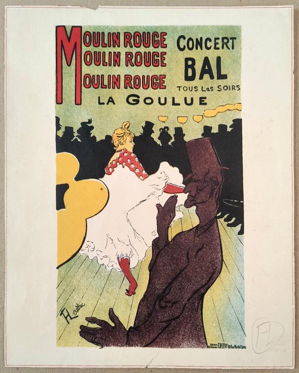 Henri De Toulouse-Lautrec Prova di stampa per litografia Asta n.34 | Gigarte