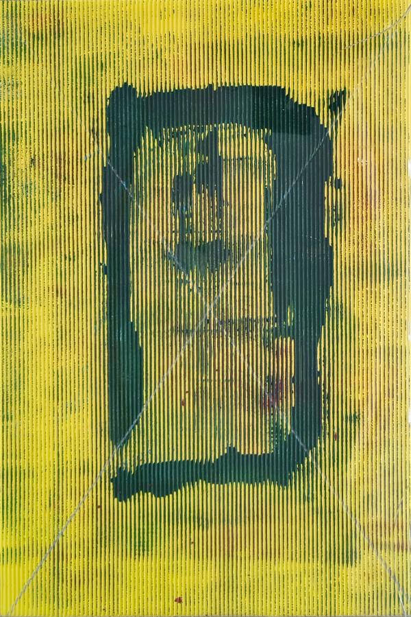 Paolo Masi Tecnica mista su cartoni sovrapposti in teca di plexiglass (presenta difetti) Asta n.38 | Gigarte