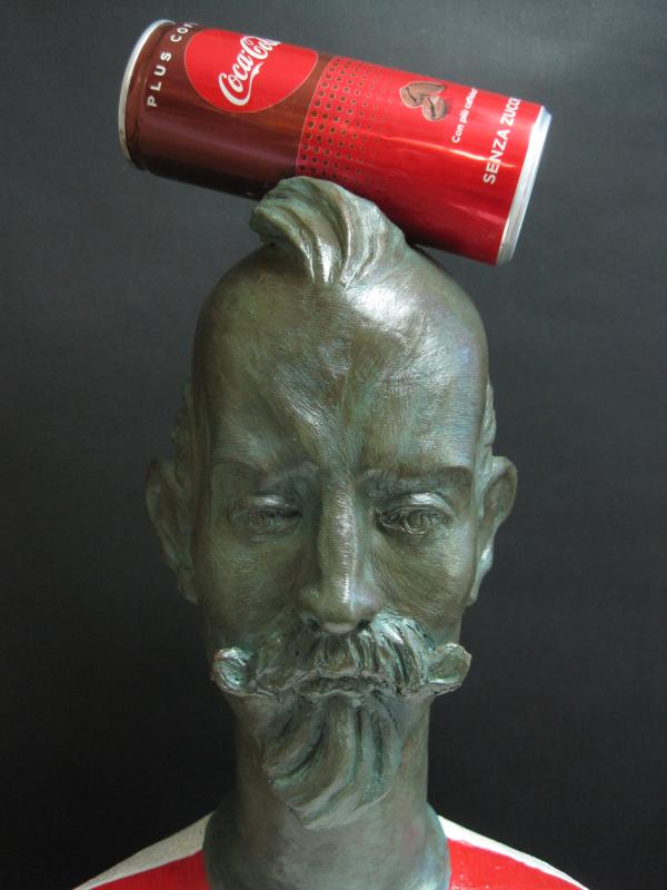 Paolo Camporese Terracotta policroma e lattina di Coca Cola Asta n.4 | Gigarte